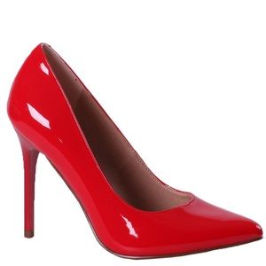 Madden Girl OHNICE Red Patent Pumps